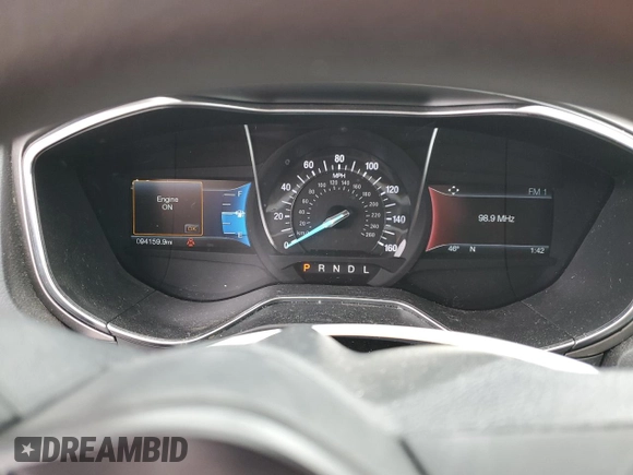 2017 Ford Fusion SE with VIN 3FA6P0H79HR353569, listed as a Copart auction lot 52422545 with 94,159 mi miles and Salvage title. Bid and sale history available at DreamBid. Image 9.