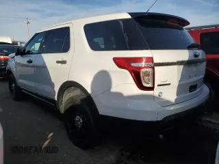 2013 Ford Utility Police Interceptor with VIN 1FM5K8AR9DGC73183, listed as a Copart auction lot 82955384 with 92,876 mi miles and Salvage Title. Bid and sale history available at carsss.com. Image 2.