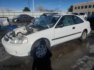 1999 Honda Civic DX with VIN 1HGEJ6224XL067800, listed as a Copart auction lot 88127555 with 91,100 mi miles and Non Repairable. Bid and sale history available at carsss.com. Image 1.