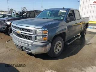 2014 Chevrolet Silverado 1500 Work Truck with VIN 1GCRCPEHXEZ166826, listed as a Copart auction lot 43130015 with Not Provided miles and Salvage Title. Bid and sale history available at DreamBid. Image 1.