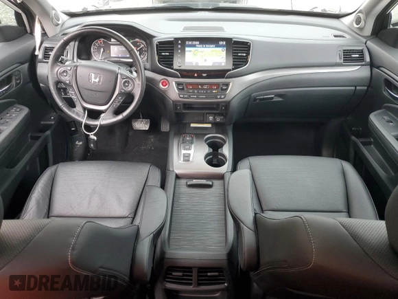 2023 Honda Ridgeline RTL-E with VIN 5FPYK3F76PB064582, listed as a Copart auction lot 63629375 with 11,940 mi miles and Salvage title. Bid and sale history available at DreamBid. Image 8.
