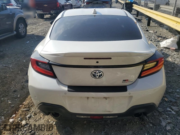 2023 Toyota GR86 Premium with VIN JF1ZNBF14P8757604, listed as a Copart auction lot 78409614 with 19,189 mi miles and Salvage Title. Bid and sale history available at carsss.com. Image 6.