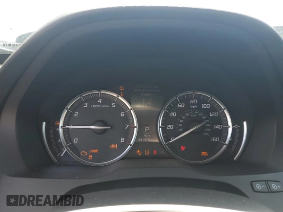 2017 Acura MDX with VIN 5FRYD4H3XHB020667, listed as a Copart auction lot 54732075 with 91,978 mi miles and Salvage title. Bid and sale history available at DreamBid. Image 9.