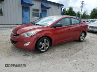 2012 Hyundai Elantra Limited with VIN KMHDH4AE0CU244056, listed as a Copart auction lot 54137815 with 150,411 mi miles and Salvage title. Bid and sale history available at DreamBid. Image 1.
