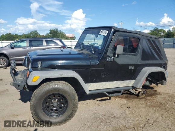 2002 Jeep Wrangler X with VIN 1J4FA39S12P732459, listed as a Copart auction lot 68877244 with 167,368 mi miles and Salvage Title. Bid and sale history available at carsss.com. Image 1.