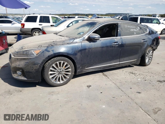 2017 Kia Cadenza Premium with VIN KNALC4J16H5046026, listed as a Copart auction lot 68608473 with 96,805 mi miles and Salvage Title. Bid and sale history available at carsss.com. Image 1.