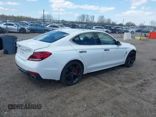 2021 Genesis G70 3.3T with VIN KMTG34LEXMU076278, listed as a IAAI auction lot 41976406 with 44,684 mi miles and . Bid and sale history available at DreamBid. Image 4.