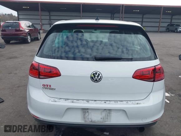 2017 Volkswagen Golf GTI S with VIN 3VW547AU9HM069439, listed as a IAAI auction lot 41513407 with 47,623 mi miles. Bid and sale history available at carsss.com. Image 16.