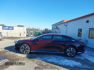 2023 Lucid Air Pure with VIN 50EA1PFA5PA006306, listed as a IAAI auction lot 41235791 with 5,240 mi miles. Bid and sale history available at carsss.com. Image 14.