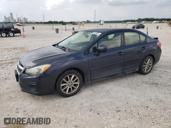 2013 Subaru Impreza Premium z VIN JF1GJAC69DH033187, wystawiony jako Copart lot #54359005 z przebiegiem 204 319 mil mil oraz Szkoda całkowita • Salvage title. Historia ofert i sprzedaży dostępna na DreamBid. Obrazek 1.