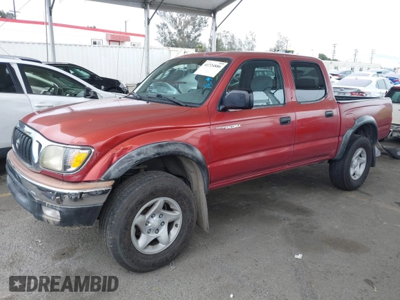 2002 Toyota Tacoma PreRunner with VIN 5TEGN92N42Z044759, listed as a IAAI auction lot 41724886 with 252,215 mi miles and . Bid and sale history available at DreamBid. Image 2.