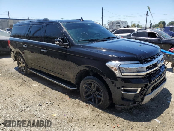 2023 Ford Expedition Max Limited with VIN 1FMJK1K81PEA15199, listed as a Copart auction lot 56589545 with 95,392 mi miles and Clean title. Bid and sale history available at DreamBid. Image 4.