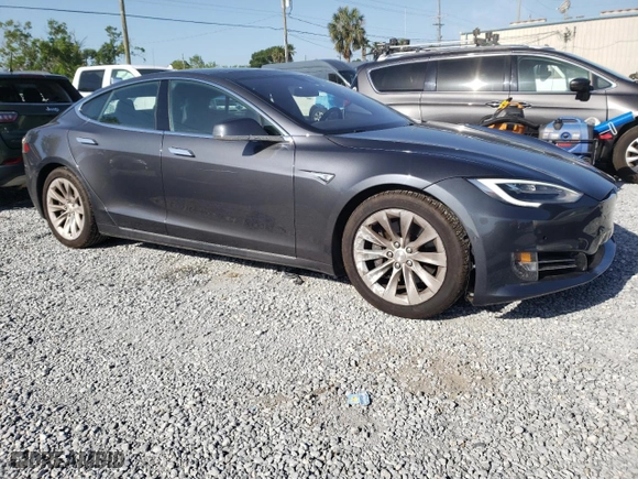 2016 Tesla Model S 90D with VIN 5YJSA1E22GF159054, listed as a Copart auction lot 52079565 with 89,380 mi miles and Salvage Title. Bid and sale history available at carsss.com. Image 4.