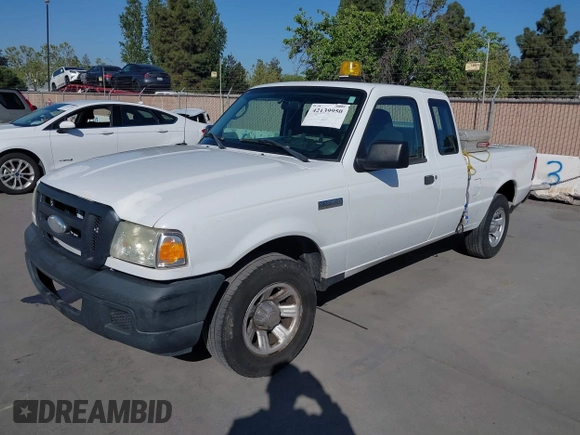 2007 Ford Ranger XL with VIN 1FTYR14DX7PA74975, listed as a IAAI auction lot 42139950 with 206,896 mi miles. Bid and sale history available at carsss.com. Image 2.