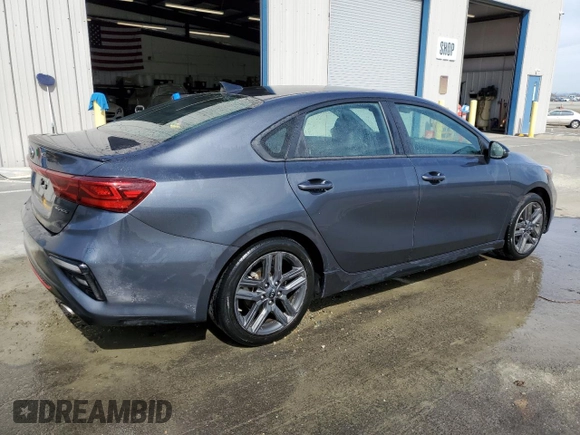 2021 Kia Forte GT-Line with VIN 3KPF34AD3ME268421, listed as a Copart auction lot 48636315 with 107,575 mi miles and Clean Title. Bid and sale history available at carsss.com. Image 3.