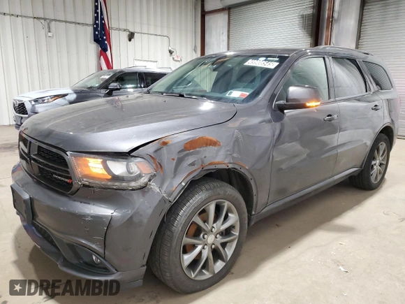 2017 Dodge Durango GT with VIN 1C4RDJDG4HC644281, listed as a Copart auction lot 49908545 with 111,127 mi miles and Clean Title. Bid and sale history available at carsss.com. Image 1.