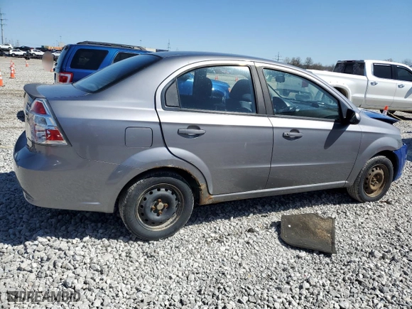 2010 Chevrolet Aveo LT w/1LT with VIN KL1TD5DE2AB126832, listed as a Copart auction lot 52104765 with 213,673 mi miles and Salvage Title. Bid and sale history available at carsss.com. Image 3.