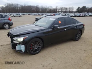 2023 Infiniti Q50 Red Sport 400 z VIN JN1FV7DR2PM590267, wystawiony jako Copart lot #86345294 z przebiegiem 20 183 mil mil oraz Szkoda całkowita • Salvage title. Historia ofert i sprzedaży dostępna na DreamBid. Obrazek 1.