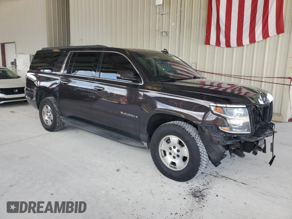 2016 Chevrolet Suburban LS with VIN 1GNSCGKC7GR386459, listed as a Copart auction lot 58208435 with 137,205 mi miles and Salvage title. Bid and sale history available at DreamBid. Image 4.