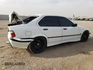 1997 BMW 3 Series 318i with VIN WBACC932XVEE56975, listed as a Copart auction lot 78348114 with 169,666 mi miles and Salvage Title. Bid and sale history available at carsss.com. Image 3.