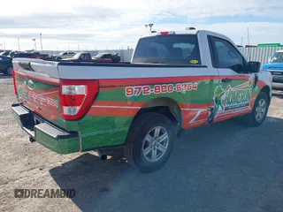 2022 Ford F-150 XL with VIN 1FTMF1CB7NKE00166, listed as a IAAI auction lot 41420402 with 65,941 mi miles. Bid and sale history available at carsss.com. Image 4.