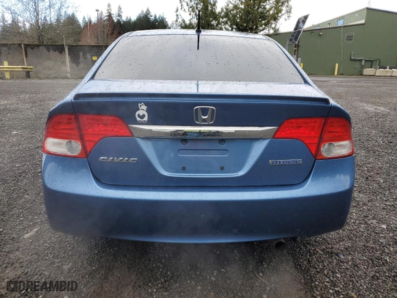 2009 Honda Civic Hybrid with VIN JHMFA36279S012728, listed as a Copart auction lot 50821485 with 179,660 mi miles and Salvage Title. Bid and sale history available at carsss.com. Image 6.