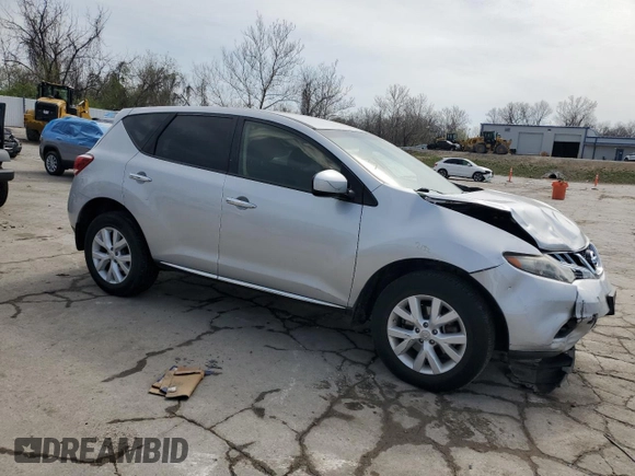 2014 Nissan Murano S with VIN JN8AZ1MW4EW502243, listed as a Copart auction lot 51287175 with 95,273 mi miles and Salvage Title. Bid and sale history available at carsss.com. Image 4.