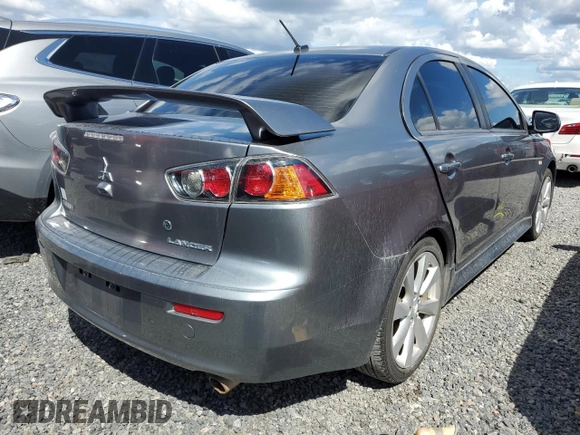 2014 Mitsubishi Lancer GT with VIN JA32U8FW6EU022624, listed as a Copart auction lot 74855874 with Not Provided miles and Salvage Title. Bid and sale history available at DreamBid. Image 3.