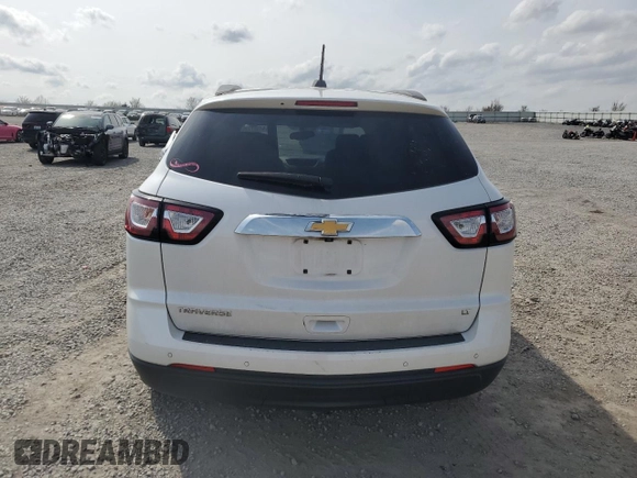 2017 Chevrolet Traverse LT with VIN 1GNKRGKD2HJ185642, listed as a Copart auction lot 51357735 with 93,141 mi miles and Salvage Title. Bid and sale history available at DreamBid. Image 6.