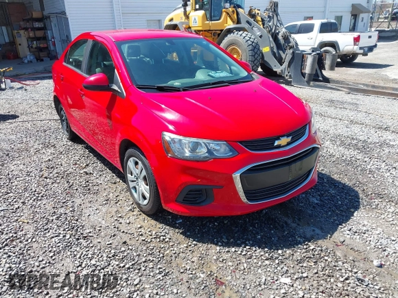 2017 Chevrolet Sonic LS with VIN 1G1JB5SH3H4163902, listed as a IAAI auction lot 41931795 with 96,366 mi miles and . Bid and sale history available at DreamBid. Image 1.