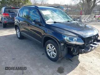2017 Volkswagen Tiguan S with VIN WVGAV7AX6HK016922, listed as a IAAI auction lot 42032319 with 104,358 mi miles and . Bid and sale history available at DreamBid. Image 1.