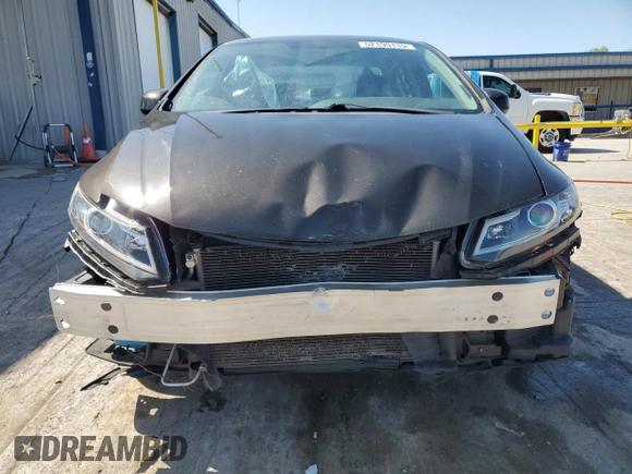 2013 Honda Civic LX with VIN 19XFB2F57DE069803, listed as a Copart auction lot 52199115 with 109,448 mi miles and Salvage Title. Bid and sale history available at DreamBid. Image 5.