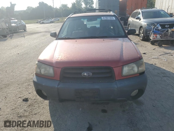 2003 Subaru Forester X with VIN JF1SG63643H744865, listed as a Copart auction lot 80669284 with 216,631 mi miles and Non Repairable. Bid and sale history available at DreamBid. Image 5.
