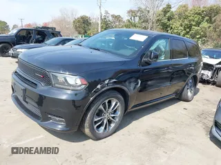 2020 Dodge Durango GT Plus with VIN 1C4RDJDG2LC261531, listed as a IAAI auction lot 41801309 with 88,687 mi miles and . Bid and sale history available at DreamBid. Image 17.