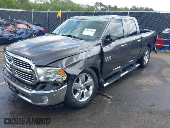 2016 Ram 1500 Lone Star with VIN 1C6RR6LTXGS169454, listed as a IAAI auction lot 41947483 with 150,744 mi miles. Bid and sale history available at carsss.com. Image 2.