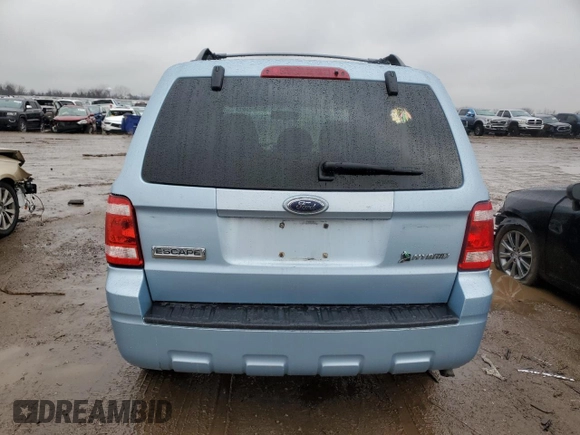 2009 Ford Escape Hybrid with VIN 1FMCU59339KC35405, listed as a Copart auction lot 48243825 with 72,393 mi miles and Salvage title. Bid and sale history available at DreamBid. Image 6.