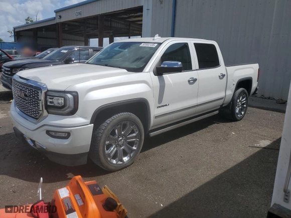 2017 GMC Sierra 1500 Denali with VIN 3GTU2PEJ9HG112342, listed as a Copart auction lot 50880135 with 90,727 mi miles and Salvage Title. Bid and sale history available at carsss.com. Image 1.
