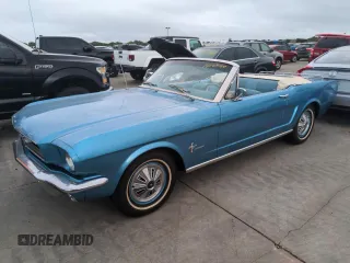 1966 Ford Mustang z VIN 6R08T191465, wystawiony jako Copart lot #74263644 z przebiegiem 54 288 mil mil oraz Szkody całkowita. Historia ofert i sprzedaży dostępna na DreamBid. Obrazek 1.