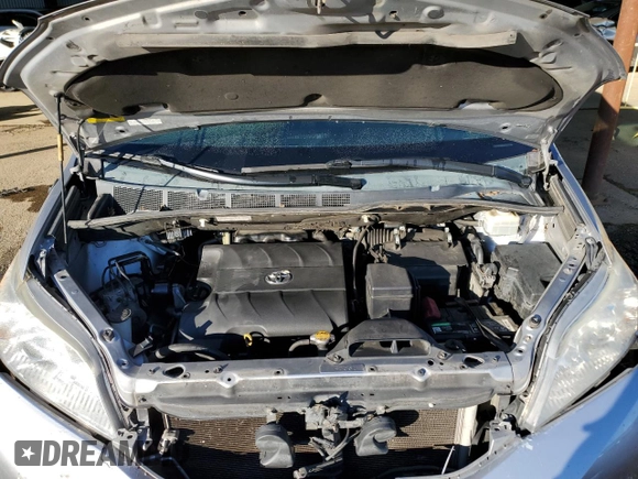 2013 Toyota Sienna LE with VIN 5TDJK3DC7DS063345, listed as a Copart auction lot 41707155 with 268,833 mi miles and Salvage Title. Bid and sale history available at carsss.com. Image 12.