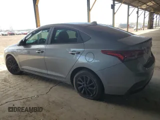 2021 Hyundai Accent SE with VIN 3KPC24A63ME138257, listed as a Copart auction lot 58985834 with 35,414 mi miles and Salvage Title. Bid and sale history available at carsss.com. Image 2.