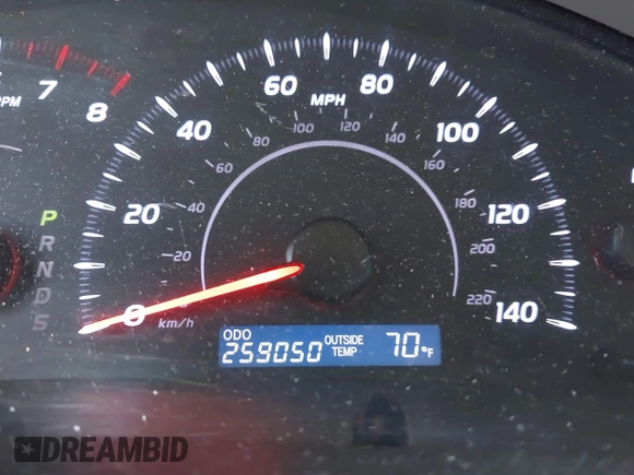 2011 Toyota Camry LE with VIN 4T4BF3EK8BR137834, listed as a IAAI auction lot 42001613 with 259,050 mi miles and . Bid and sale history available at carsss.com. Image 7.