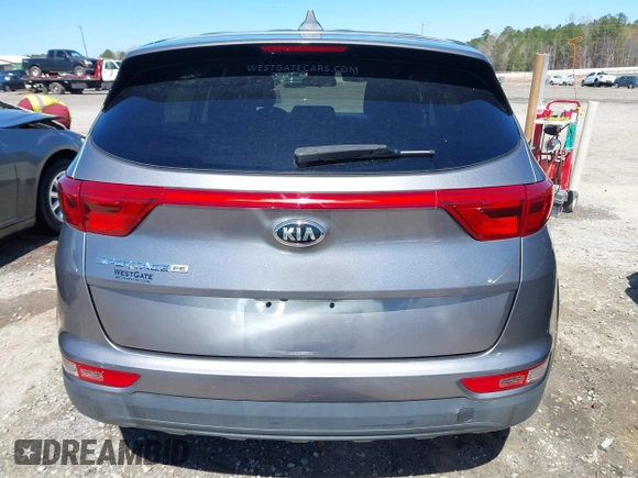 2017 Kia Sportage LX with VIN KNDPM3AC4H7156977, listed as a IAAI auction lot 41851476 with 101,778 mi miles. Bid and sale history available at carsss.com. Image 16.