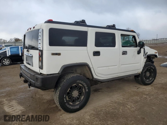 2003 Hummer H2 with VIN 5GRGN23U63H106158, listed as a Copart auction lot 81266274 with 275,953 mi miles and Salvage Title. Bid and sale history available at carsss.com. Image 3.