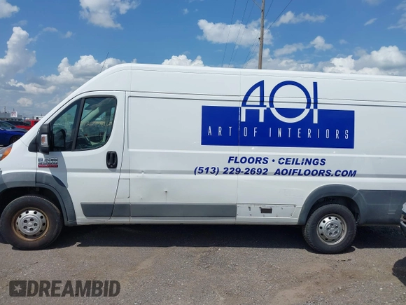 2016 Ram ProMaster Cargo with VIN 3C6URVJG5GE134219, listed as a IAAI auction lot 42094886 with 124,609 mi miles and . Bid and sale history available at DreamBid. Image 14.