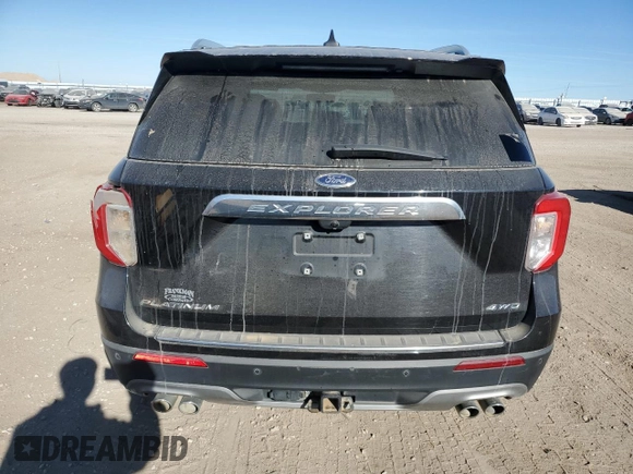 2021 Ford Explorer Platinum with VIN 1FM5K8HC1MGB21836, listed as a Copart auction lot 42289045 with 48,303 mi miles and Salvage Title. Bid and sale history available at carsss.com. Image 6.