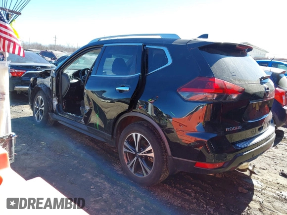 2020 Nissan Rogue SV with VIN JN8AT2MT9LW012214, listed as a IAAI auction lot 41646772 with 32,507 mi miles and . Bid and sale history available at carsss.com. Image 3.