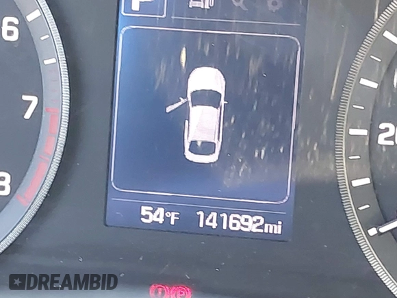 2017 Hyundai Sonata 2.4L with VIN 5NPE24AF5HH532563, listed as a IAAI auction lot 41117851 with 141,692 mi miles and . Bid and sale history available at carsss.com. Image 15.
