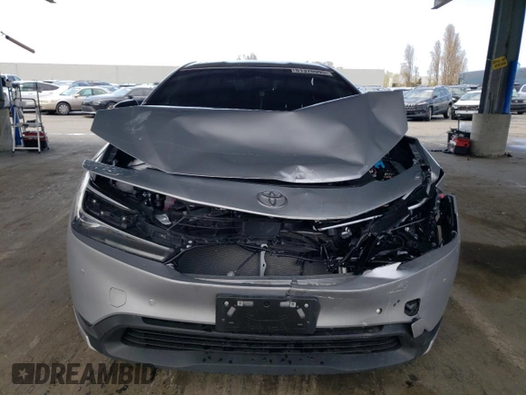 2024 Toyota Prius LE with VIN JTDACAAU7R3045936, listed as a Copart auction lot 51370995 with 22,076 mi miles and Salvage Title. Bid and sale history available at carsss.com. Image 5.