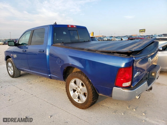 2019 Ram 1500 Classic SLT with VIN 1C6RR7TT6KS654785, listed as a Copart auction lot 50880375 with 40,758 mi miles and Salvage Title. Bid and sale history available at carsss.com. Image 2.
