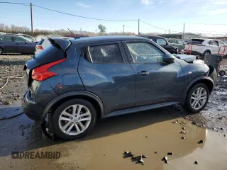 2014 Nissan Juke SV with VIN JN8AF5MV4ET362235, listed as a Copart auction lot 80302924 with 143,862 mi miles and Salvage title. Bid and sale history available at DreamBid. Image 3.